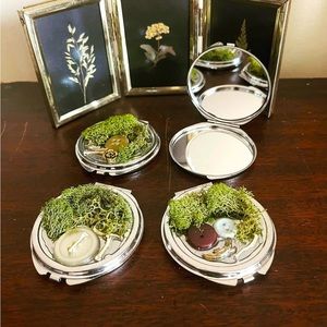 dark cottage core mirror compacts